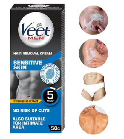 Veet Men's Hair Removal Cream (Sensitive Skin)